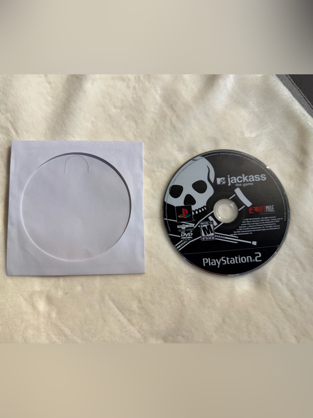 MTV’s Jackass The Movie The Game PlayStation 2 PS2 Loose Disc Only
